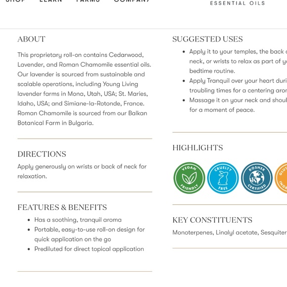 NWT Young Living Mind Over Matter M-Grain, Deep Relief and Peppermint Set - Picture 15 of 16